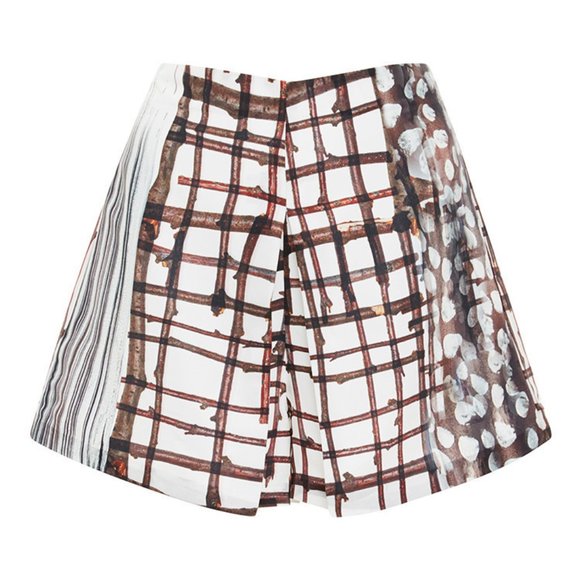 Clover Canyon 'Blossoming Plaid' Short (S) - Picture 4 of 4